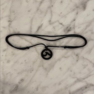 Black Beachy/Surfer Wave Charm Necklace/Choker